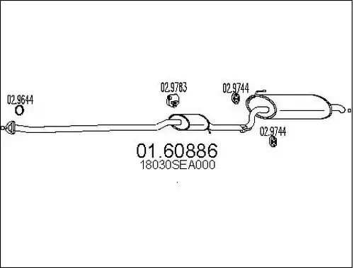 крайно гърне MTS 01.60886