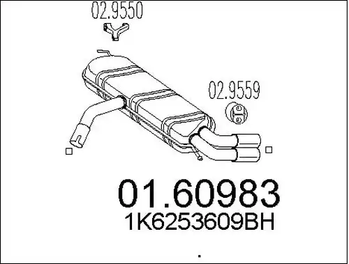 крайно гърне MTS 01.60983