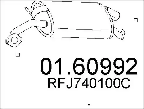 крайно гърне MTS 01.60992