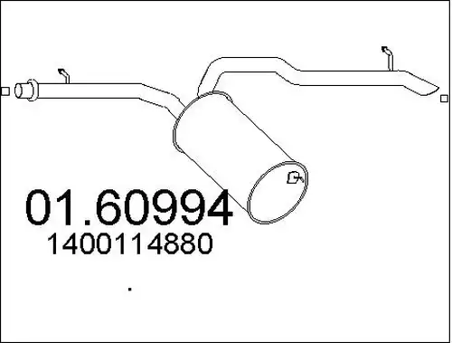 крайно гърне MTS 01.60994