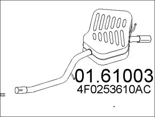 крайно гърне MTS 01.61003