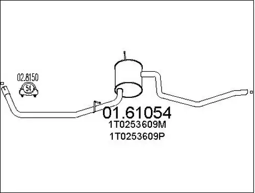 крайно гърне MTS 01.61054