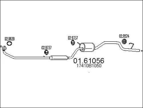 крайно гърне MTS 01.61056