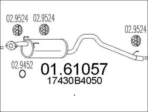 крайно гърне MTS 01.61057