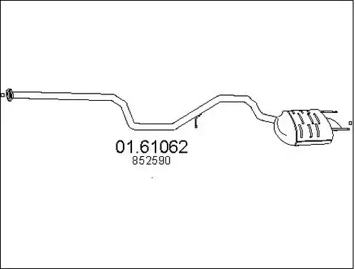 крайно гърне MTS 01.61062