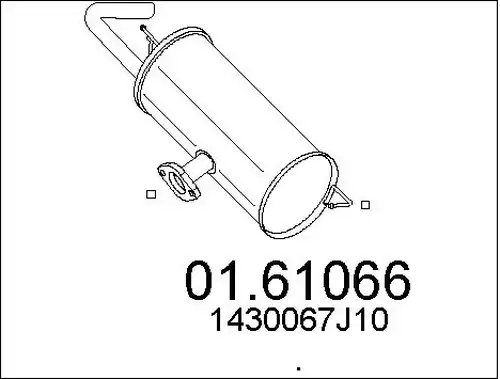 крайно гърне MTS 01.61066