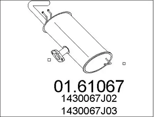 крайно гърне MTS 01.61067