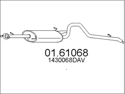 крайно гърне MTS 01.61068