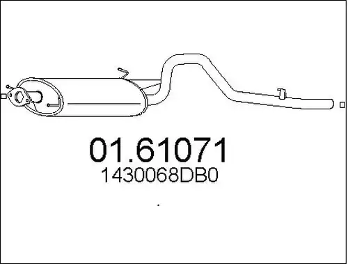 крайно гърне MTS 01.61071