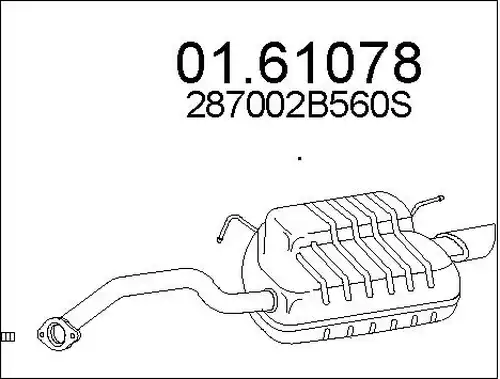 крайно гърне MTS 01.61078