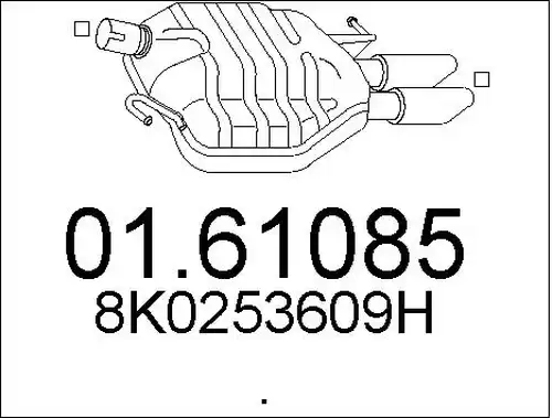 крайно гърне MTS 01.61085