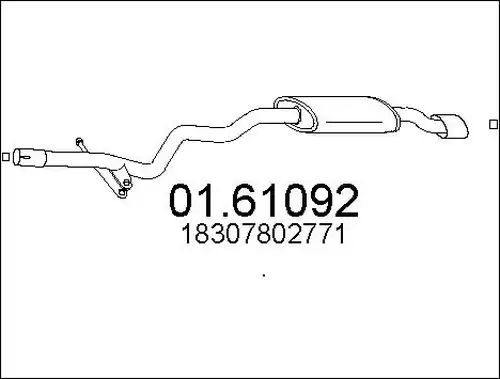 крайно гърне MTS 01.61092