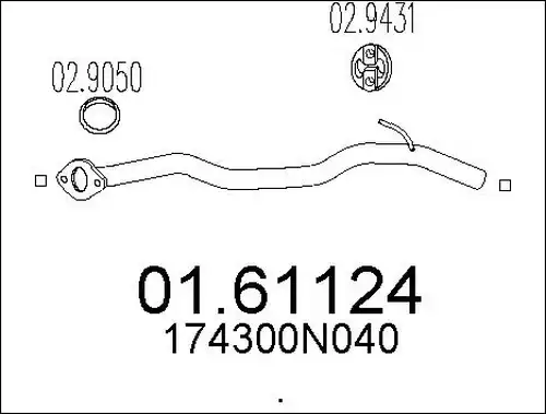 крайно гърне MTS 01.61124