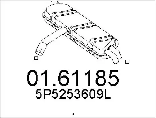 крайно гърне MTS 01.61185