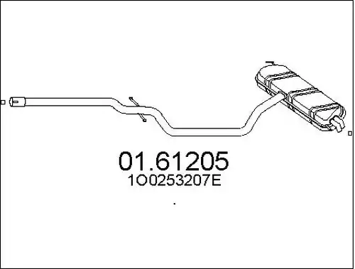 крайно гърне MTS 01.61205