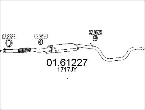 крайно гърне MTS 01.61227