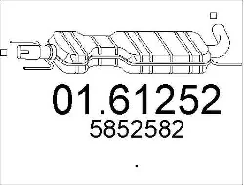 крайно гърне MTS 01.61252