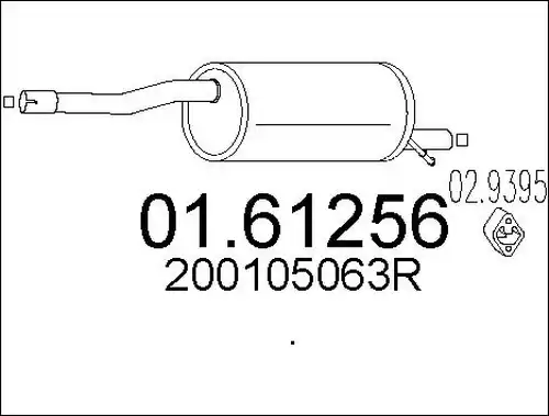 крайно гърне MTS 01.61256