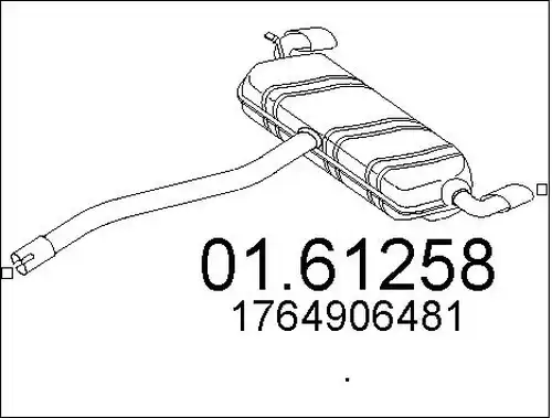 крайно гърне MTS 01.61258