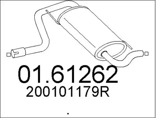 крайно гърне MTS 01.61262