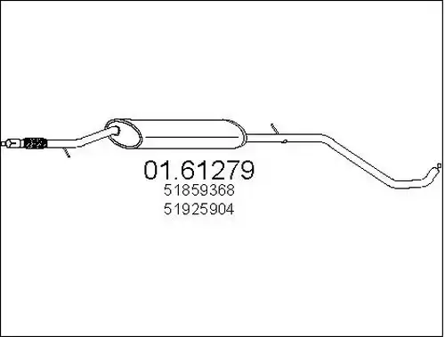 крайно гърне MTS 01.61279