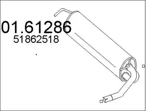 крайно гърне MTS 01.61286