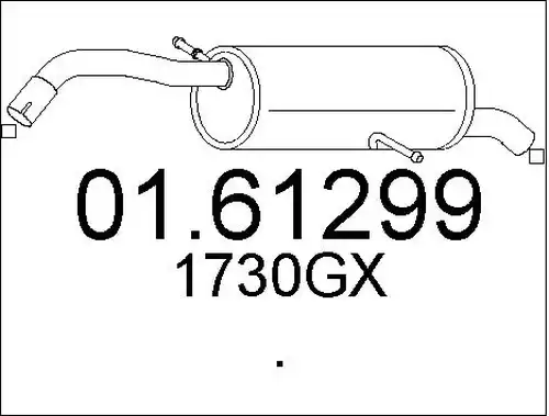 крайно гърне MTS 01.61299