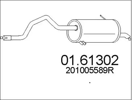 крайно гърне MTS 01.61302