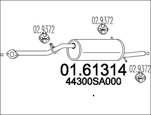 крайно гърне MTS 01.61314