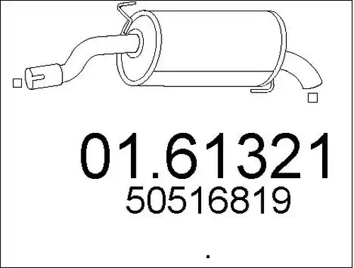 крайно гърне MTS 01.61321