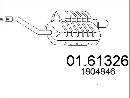 крайно гърне MTS 01.61326