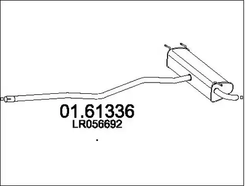 крайно гърне MTS 01.61336