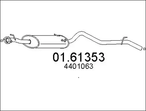 крайно гърне MTS 01.61353