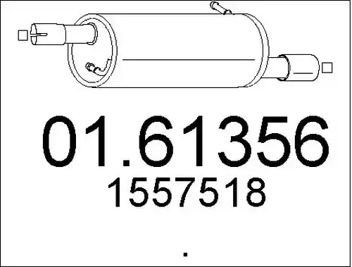 крайно гърне MTS 01.61356