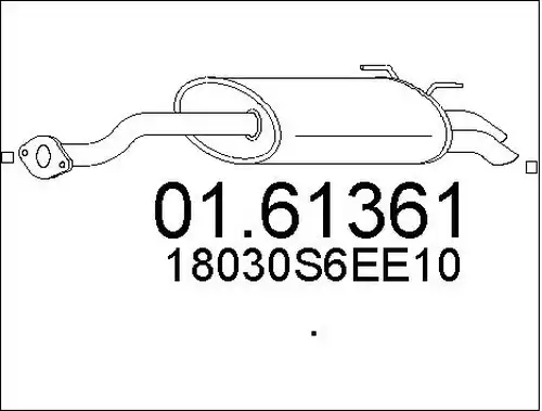 крайно гърне MTS 01.61361