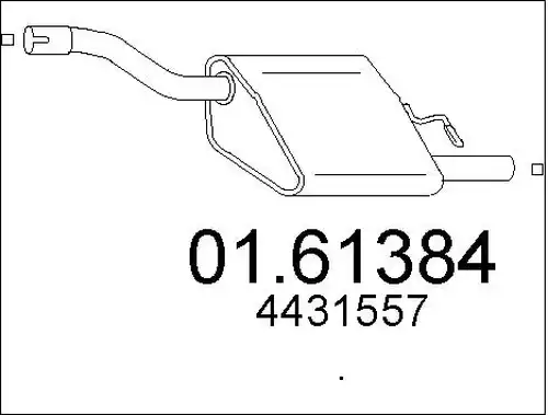 крайно гърне MTS 01.61384