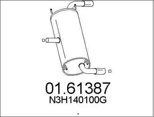 крайно гърне MTS 01.61387