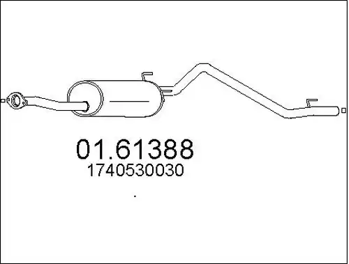 крайно гърне MTS 01.61388