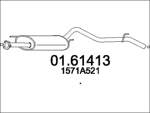 крайно гърне MTS 01.61413