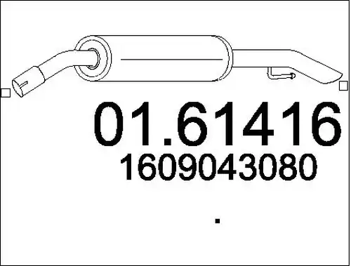 крайно гърне MTS 01.61416