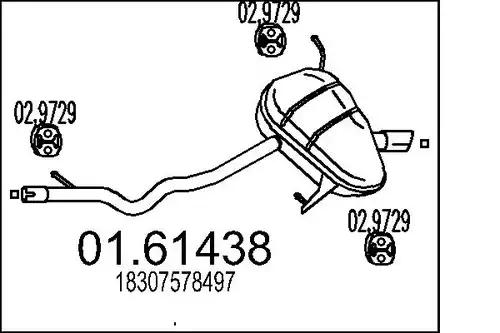 крайно гърне MTS 01.61438