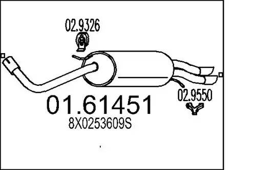 крайно гърне MTS 01.61451