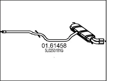 крайно гърне MTS 01.61458