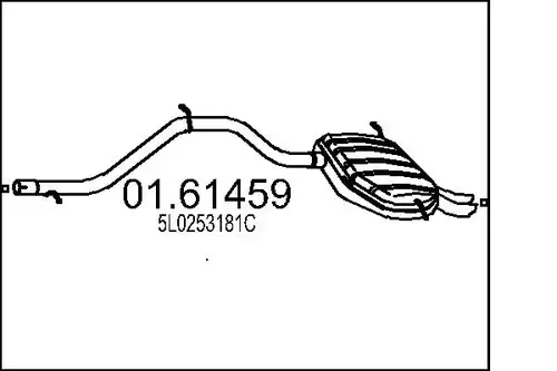 крайно гърне MTS 01.61459