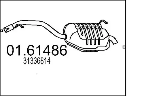 крайно гърне MTS 01.61486