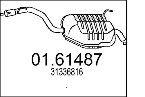 крайно гърне MTS 01.61487