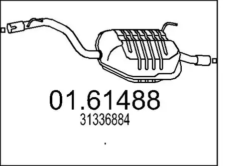 крайно гърне MTS 01.61488