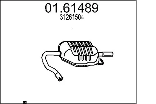 крайно гърне MTS 01.61489