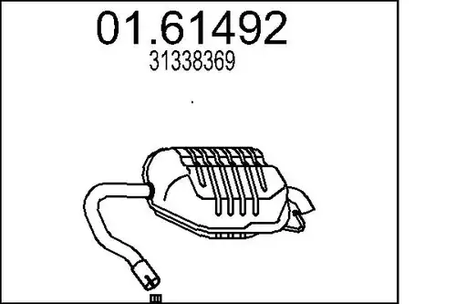 крайно гърне MTS 01.61492