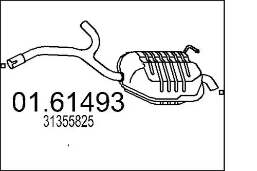 крайно гърне MTS 01.61493